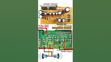 6283IC Amplifier bored wiring//#6283 bored wiring diagram