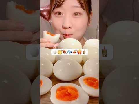 🥚🍯🍖🐟🍝🍟🧋😋 MIYU ASMR #asmr #asmreating #asmrfood #mukbang #miyuasmr