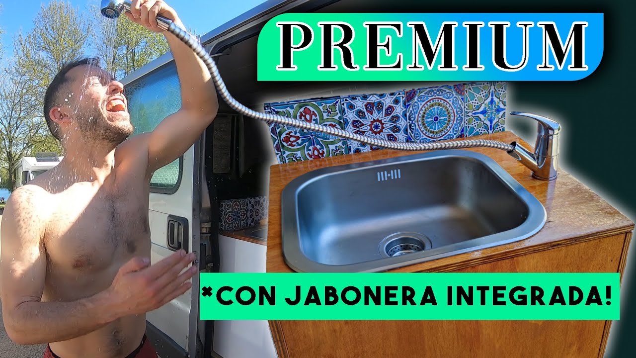 Fregadero de cocina de acero inoxidable para autocaravana con tapa,  fregadero de bar para caravana, fregadero de barco, lavabo de lavado a  mano