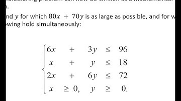 Chapter 3 Section 2 - A Linear Programming Problem