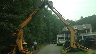 Equipment Maintenance | Changing teeth on a Cat backhoe bucket | Ridgley Contracting