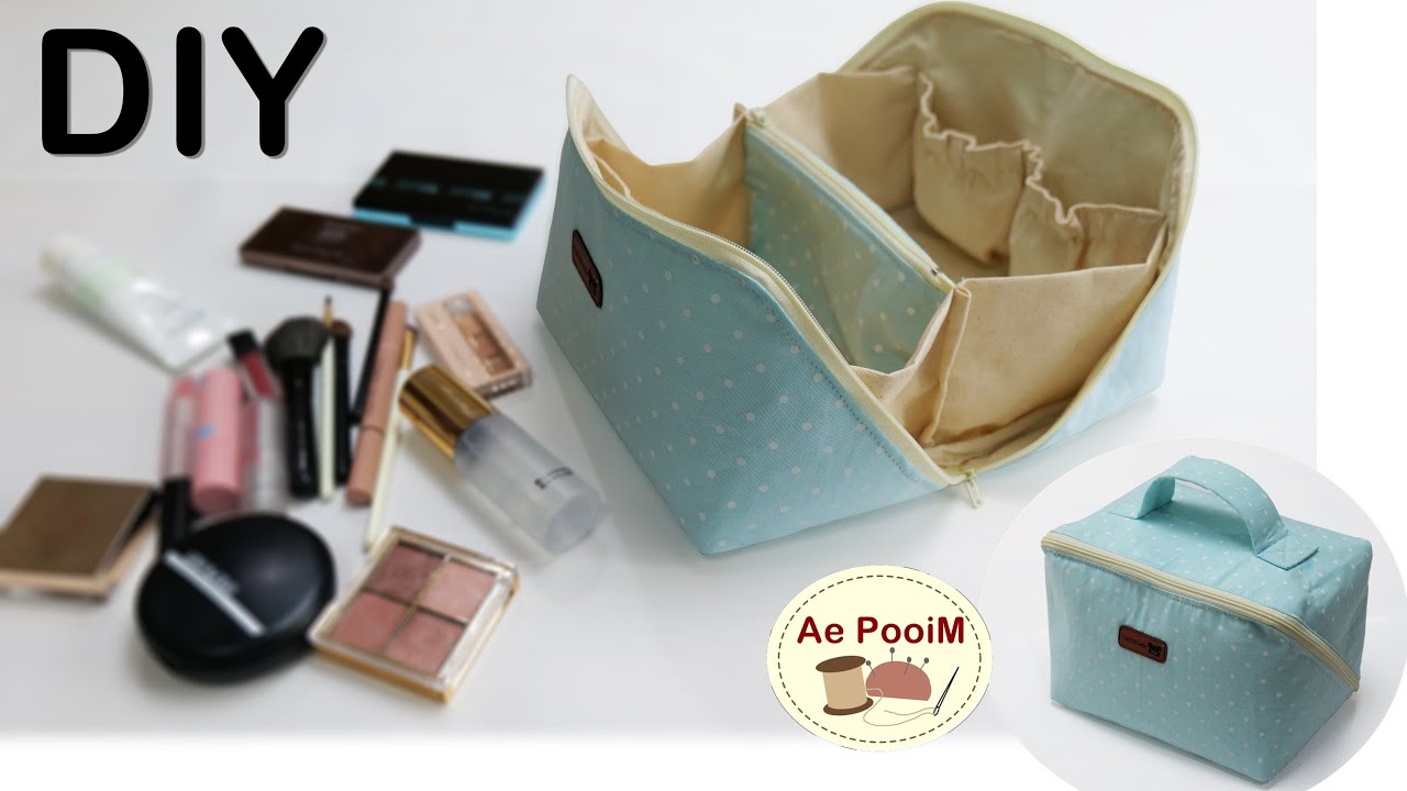DIY : Makeup Cosmetic Bag 