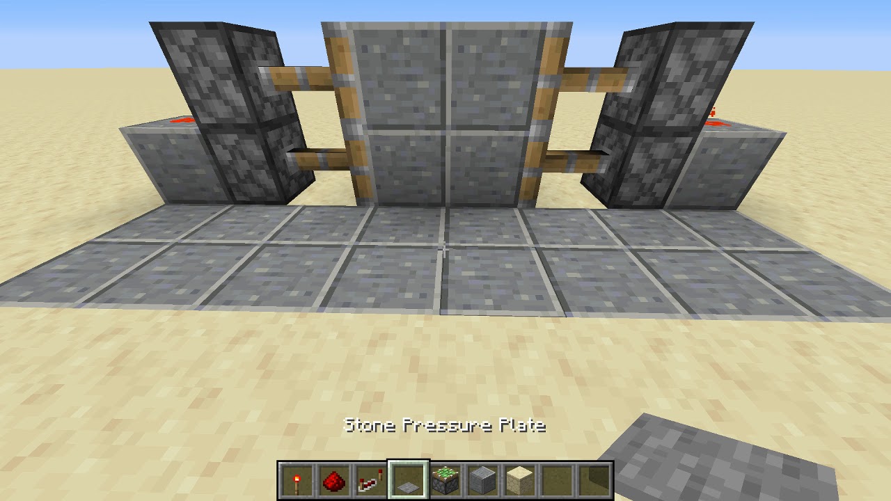 How To Make A 22121x22121 Piston Door  Minecraft 21.221