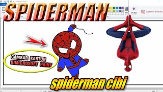 Cara gambar miniatur kartun lucu spiderman cibi terbaru 2022 screenshot 5