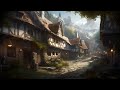 Medieval music  streets of pinebow village  celtic fantasy