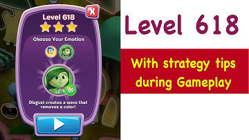 Inside Out Thought Bubbles Level 618 Tips and Strategy Gameplay Walkthrough Youtube No Boosters