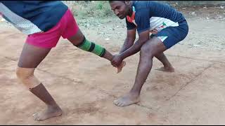 How to hold ankle and how to release the ankle hold in kabaddi