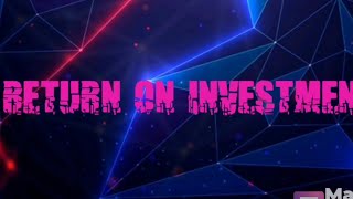 Return on investment | problem 19