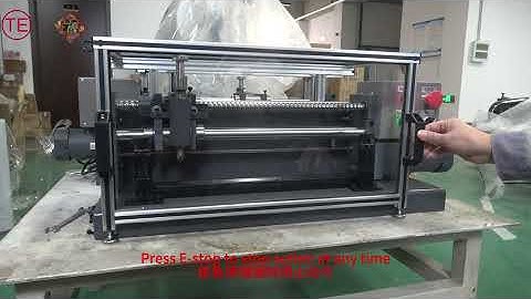 Specimen gauge length marking- SDH 400 Marking Machine