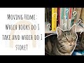 Choosing books for the next three months a mini moving vlog
