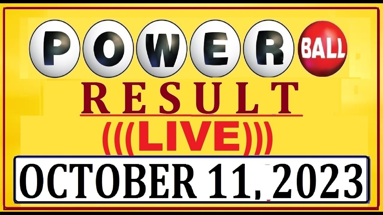 Powerball Drawing Live Result October 11, 2023 Powerball Today YouTube