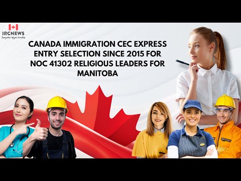 CEC Express Entry selection since 2015 for NOC 41302 Religious leaders for Manitoba