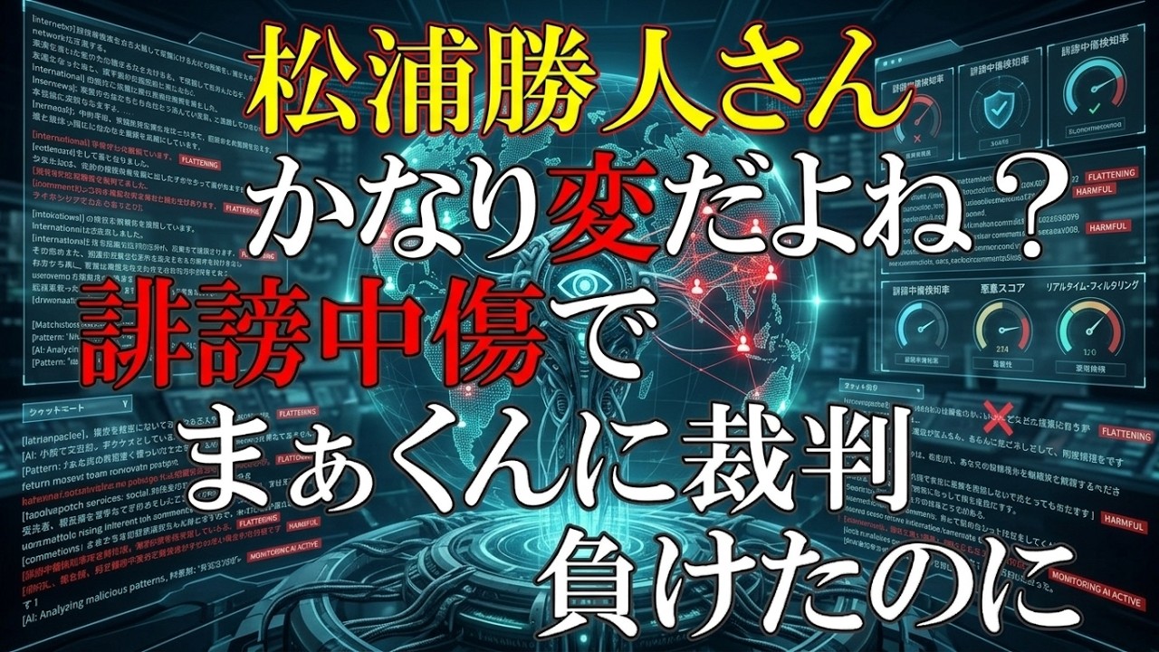 誹謗中傷を取り締まる仕組みを作るのは?笑