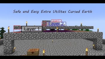 Minecraft Modded - Extra Utilities Cursed Earth with no Mob spawn
