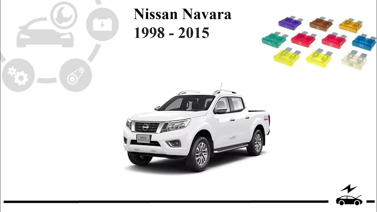 Fuse box diagram Nissan Navara d40 d22 and relay with assignment and