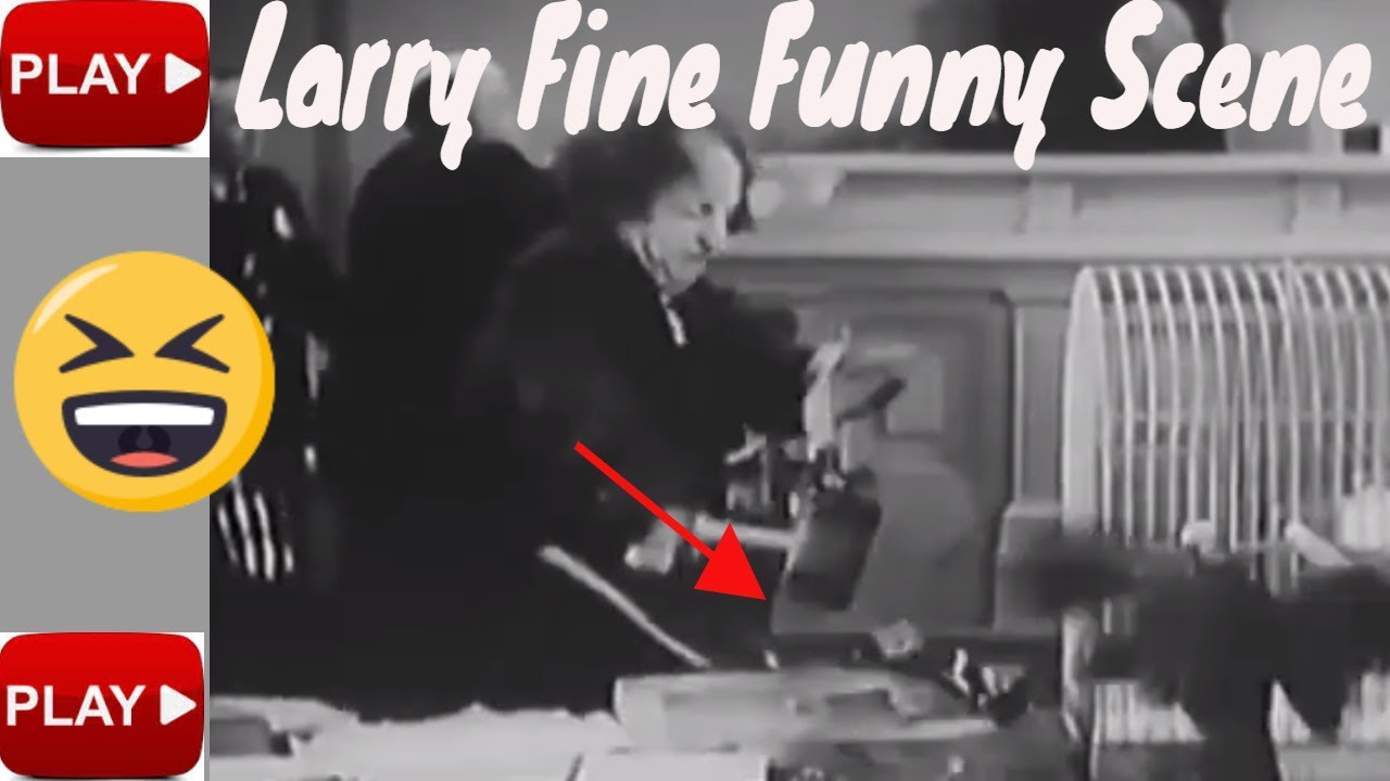Larry Fine Funny Scene A broken Stradivarius Violin YouTube