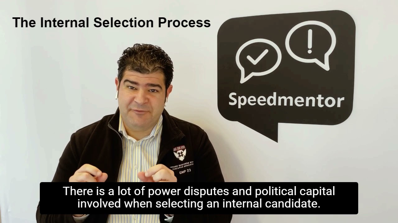 Speedmentor.com | The Internal Selection Process