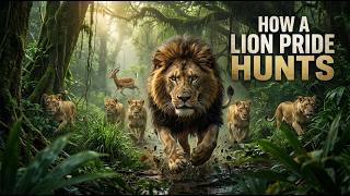 HOW A LION PRIDE HUNTS | The Strategy Behind Africa’s Most Powerful Predators