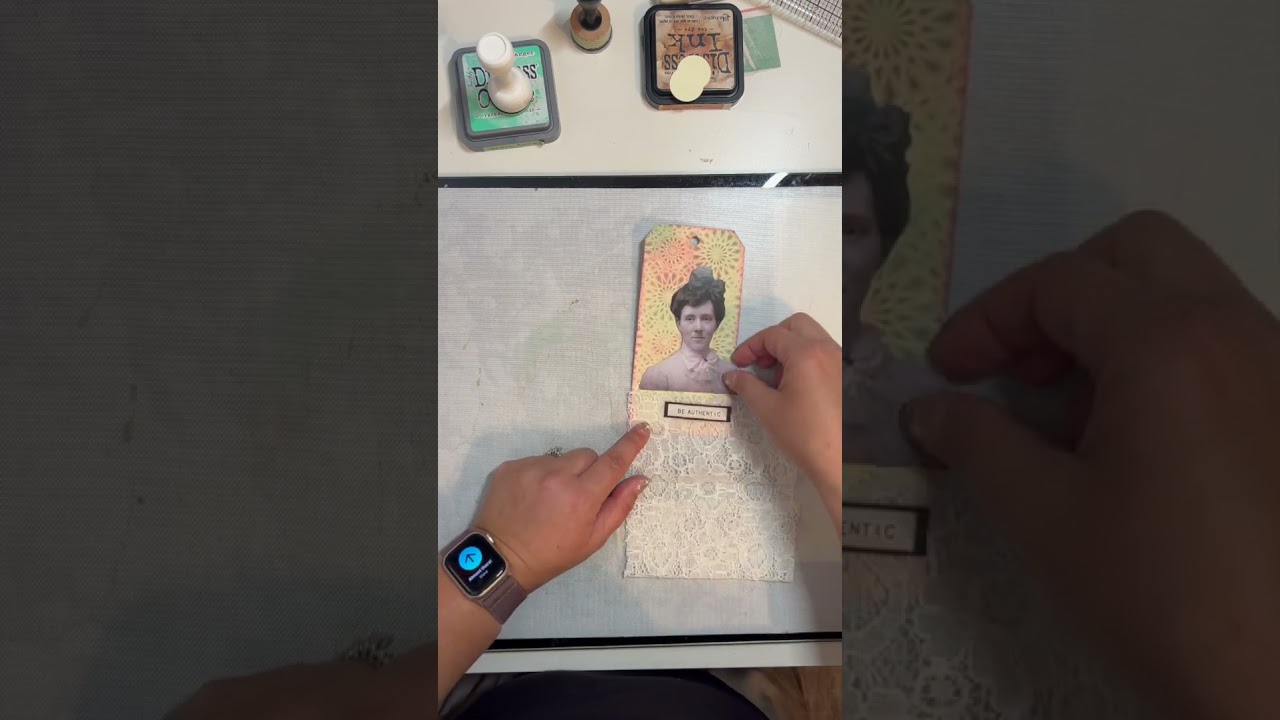 Tag of the Day: Love this Life using 3D embossing folders 