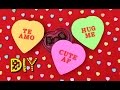 DIY Conversation Heart Chocolates - Valentine&#39;s Day Gift || Lucykiins