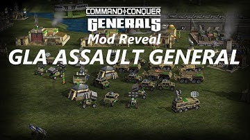 GLA Assault  general vs 7 China tank generals Command & Conquer TM Generals Zero Hour MOD Reveal.