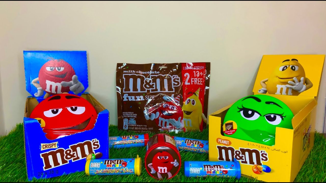 Collection M M&M's Super New Collection Candy Unboxing! - YouTube