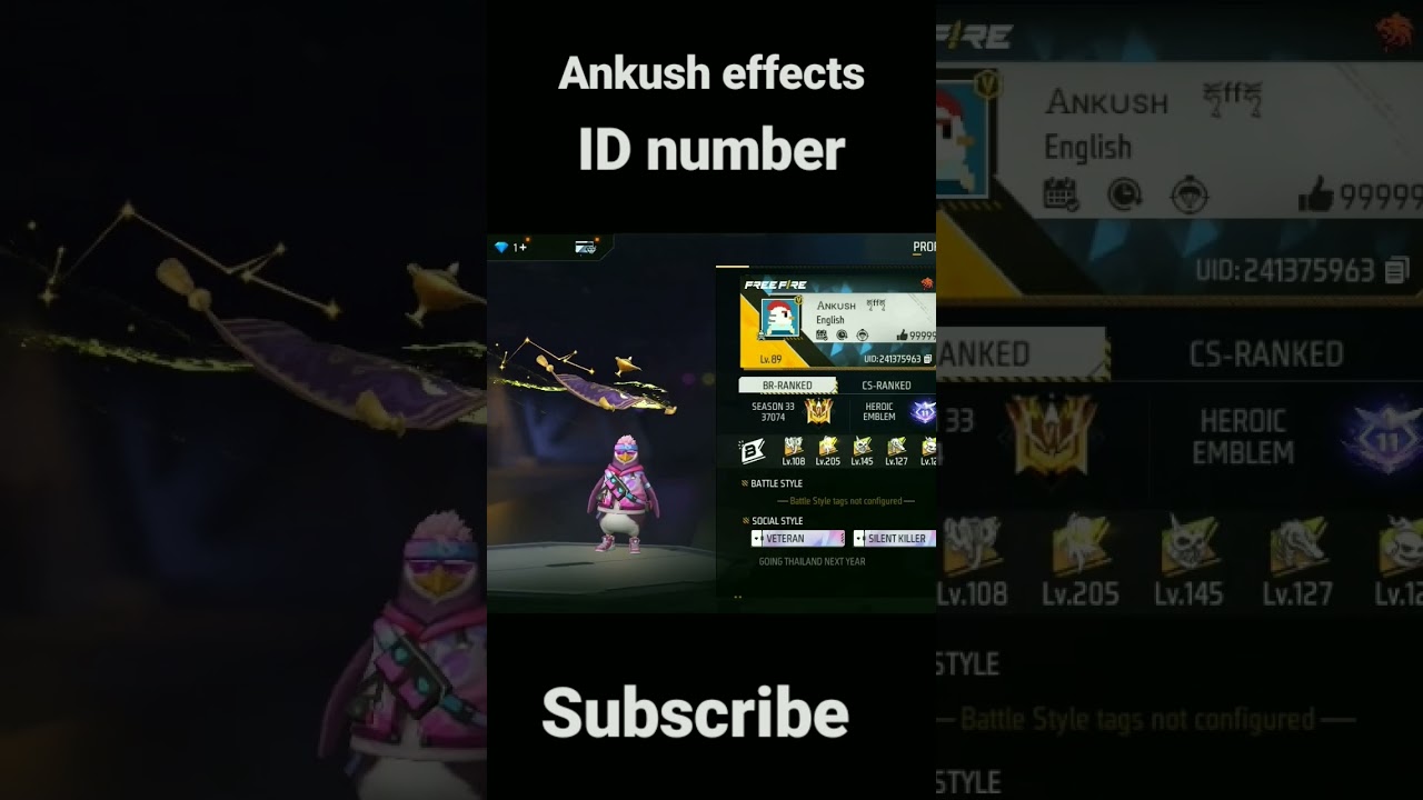Ankush FF ID|| Ankush ff UID number|| Ankush free fire ID|| Ankush free fire profile