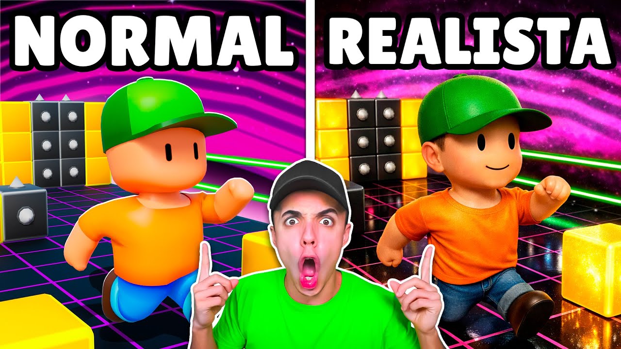 STUMBLE GUYS pero CADA VEZ es MAS REALISTA!😱