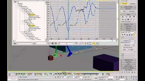 3DStudio MAX - Biped Objects / Track View (3DS Max Video Tutorials)