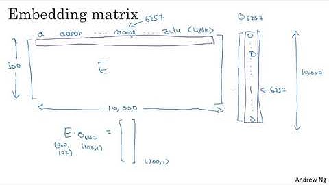 Embedding matrix