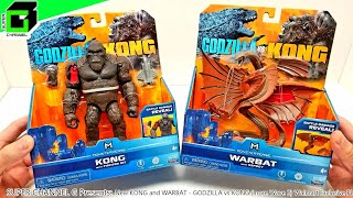 New KONG vs WARBAT - GODZILLA vs KONG (Wave 2) PLAYMATES Walmart Exclusive action figures!