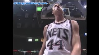 Keith Van Horn 2 slam dunks vs. Hornets (2002 Playoffs)