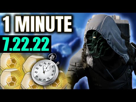 GOD ROLL ARMOR TIME!  (Xur in 1 Minute! 7.22.22)