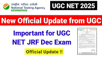 Official Update | New Notice from UGC |  | UGC Notice 2025 | UGC NET 2025 | UGC NET MENTOR