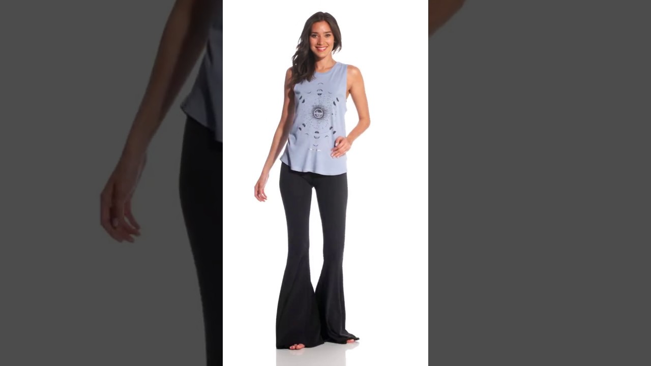 teeki black bell bottoms