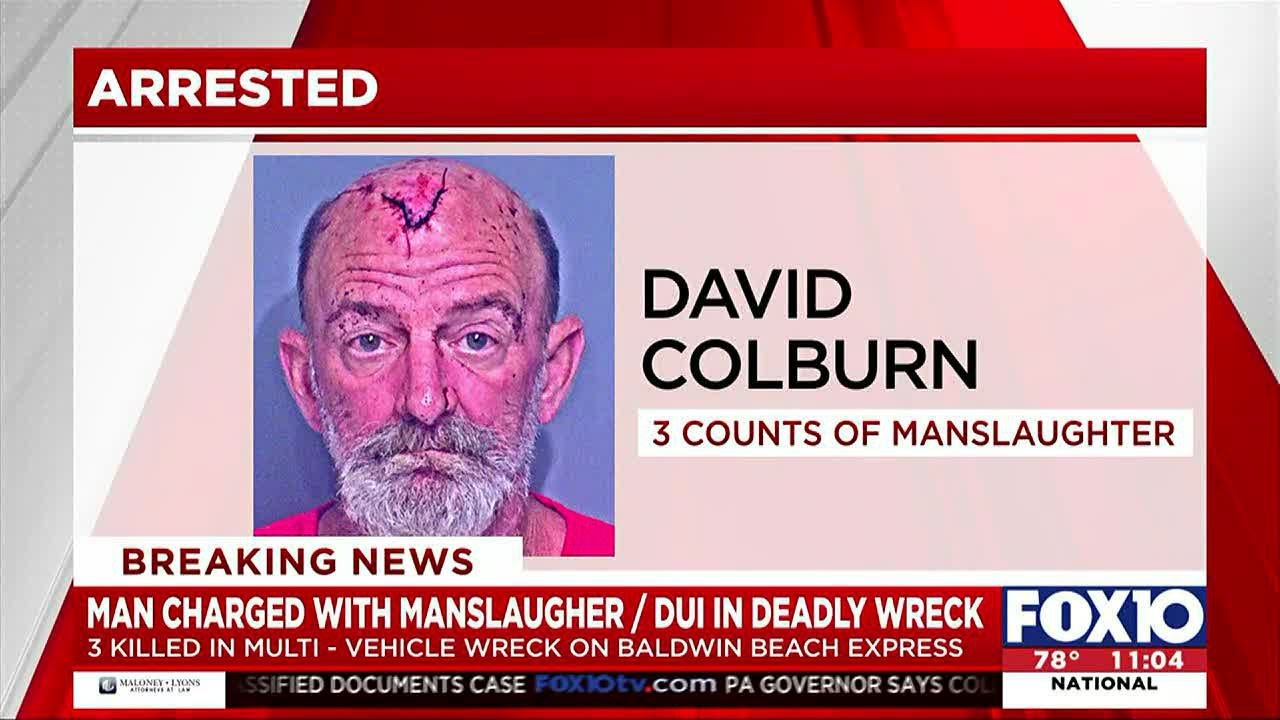 Man charged with manslaughter and DUI in deadly Baldwin County wreck ...