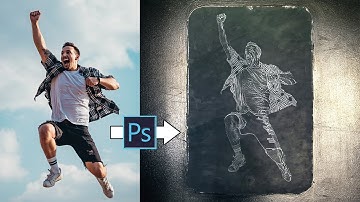 Best Ways to Create CHALK SKETCH Effect in Photoshop | Adobe Photoshop Tutorial