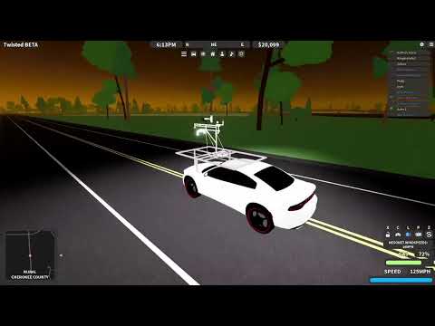 Storm chasing a ef3 tornado in Roblox twisted beta - YouTube