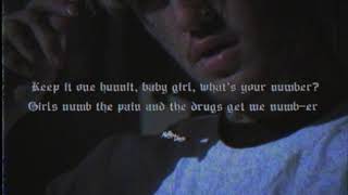 lil peep － 4 gold chains (feat. clams casino) [LYRICS]