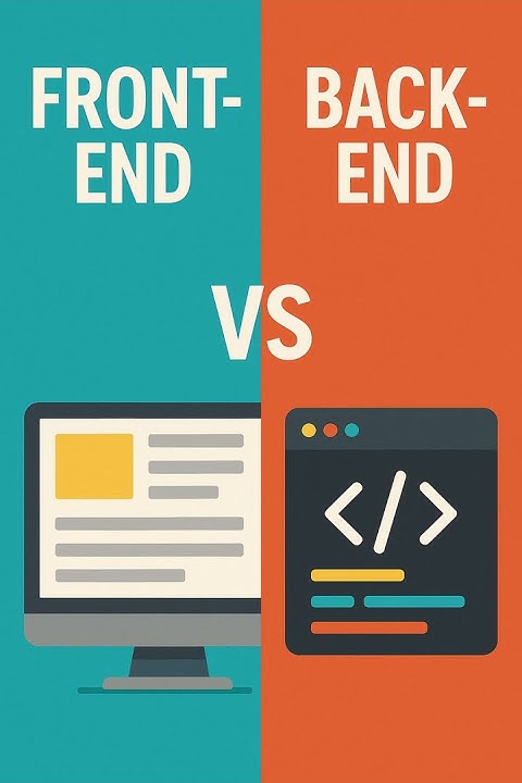 Front-end vs Back-end #frontend #backend #fullstack - YouTube