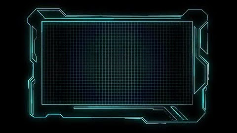 HUD Video Frame Stock Motion Graphics