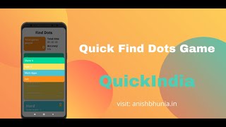 Quick Find Dots- Brain Training Game Promo Video screenshot 5