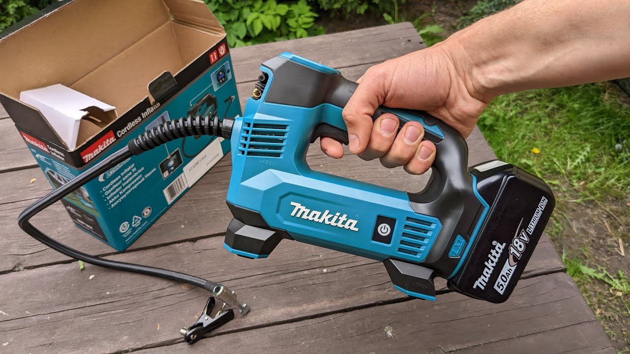 🔥DER NEUE MAKITA 18V Akku Kompressor😱 - Makita Akku Kompressor DMP180 im  Test - Review & Test 