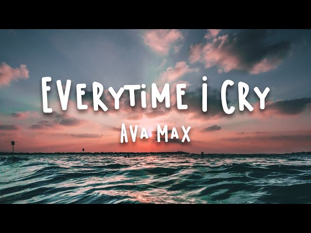 Ava Max - EveryTime I Cry (Kinetic Lyrics Video) class=