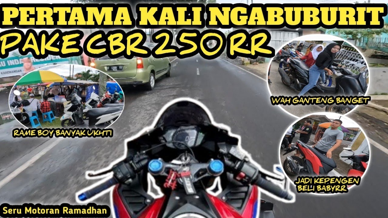 PERTAMA KALI NGABUBURIDE⁉️ PAKE CBR250RR GILA SERU KALI RAME BANGET DI JALAN⁉️