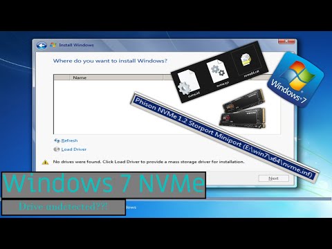 Windows 7 on a NVMe drive!