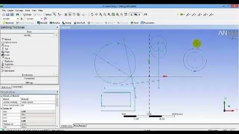 ANSYS Design Modeler : How to Modify sketches. Ansys Workbench Tutorial for Beginners.
