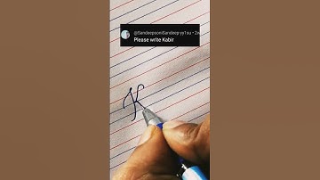 Kabir || name cursive writing practice || #trending #viral #shorts