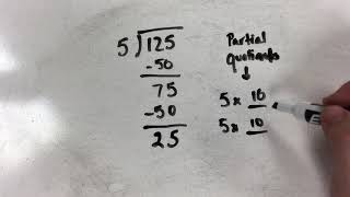 Dividing Using Partial Quotients