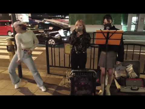 Girls Dance&Vocal Group、Glace（グレイス）　（その９）　路上ライブ　JR大阪駅周辺　２０２１年１１月７日